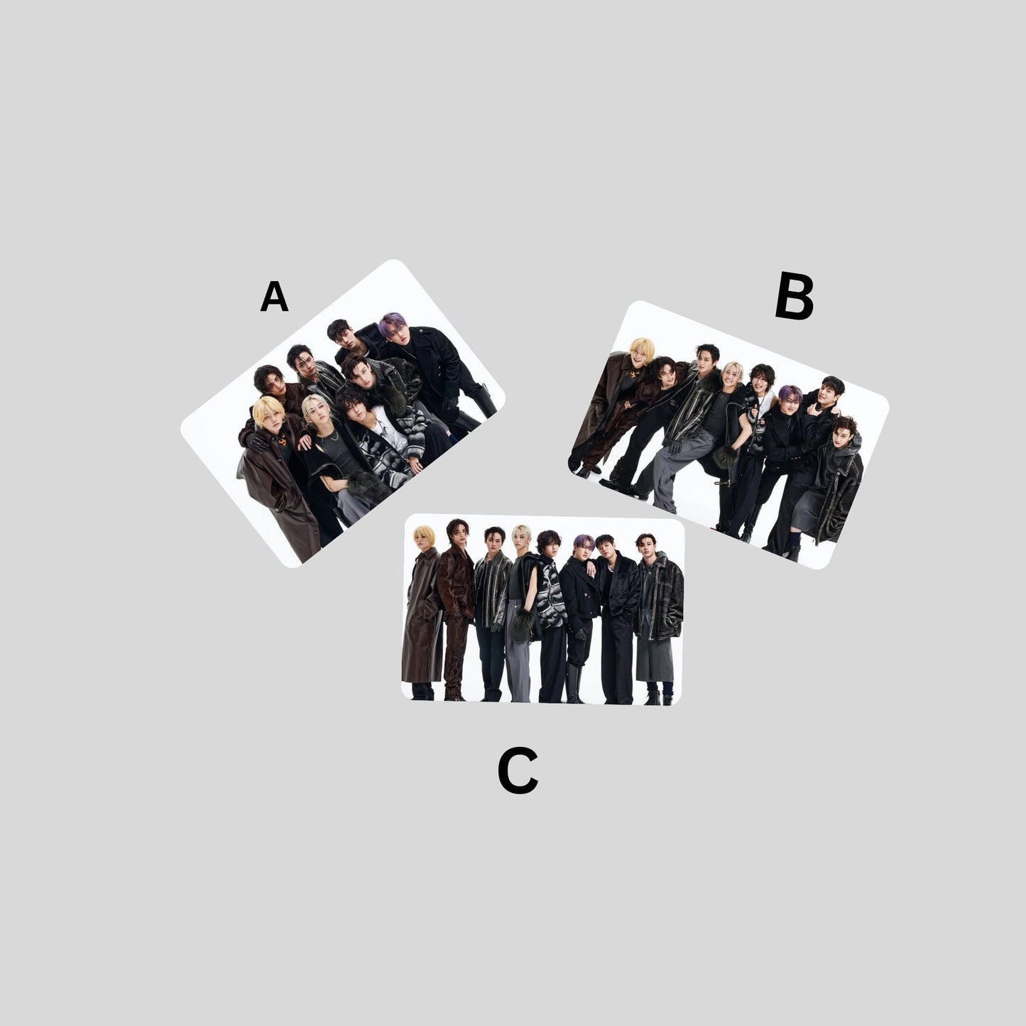 Stray Kids SKZ Rolling Stone Photocards Set 3 Ver and OT8