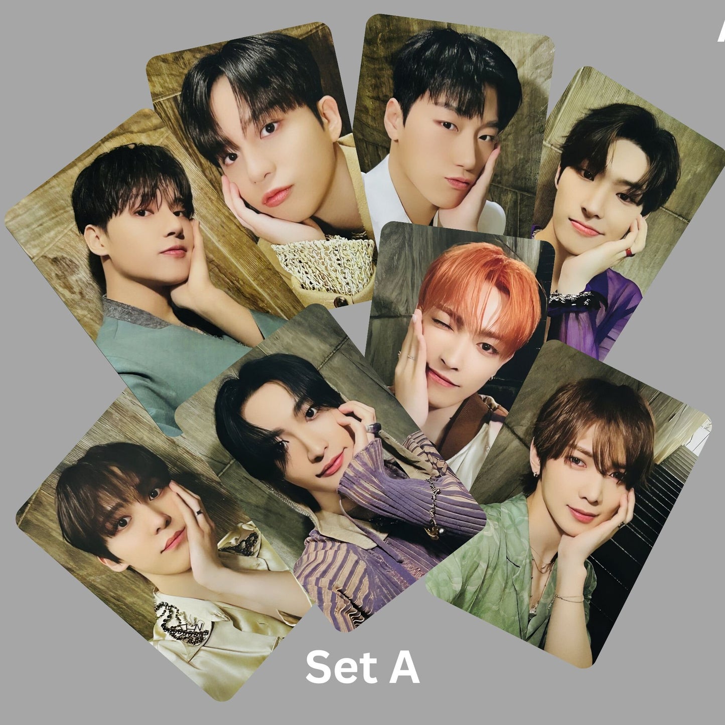 Ateez Golden Hour Photocards Set A Z Versions