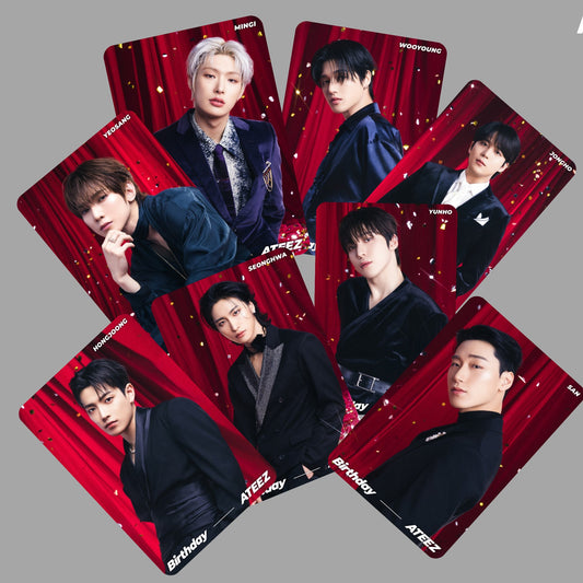 Ateez Birthday Japan Concept B Photocards