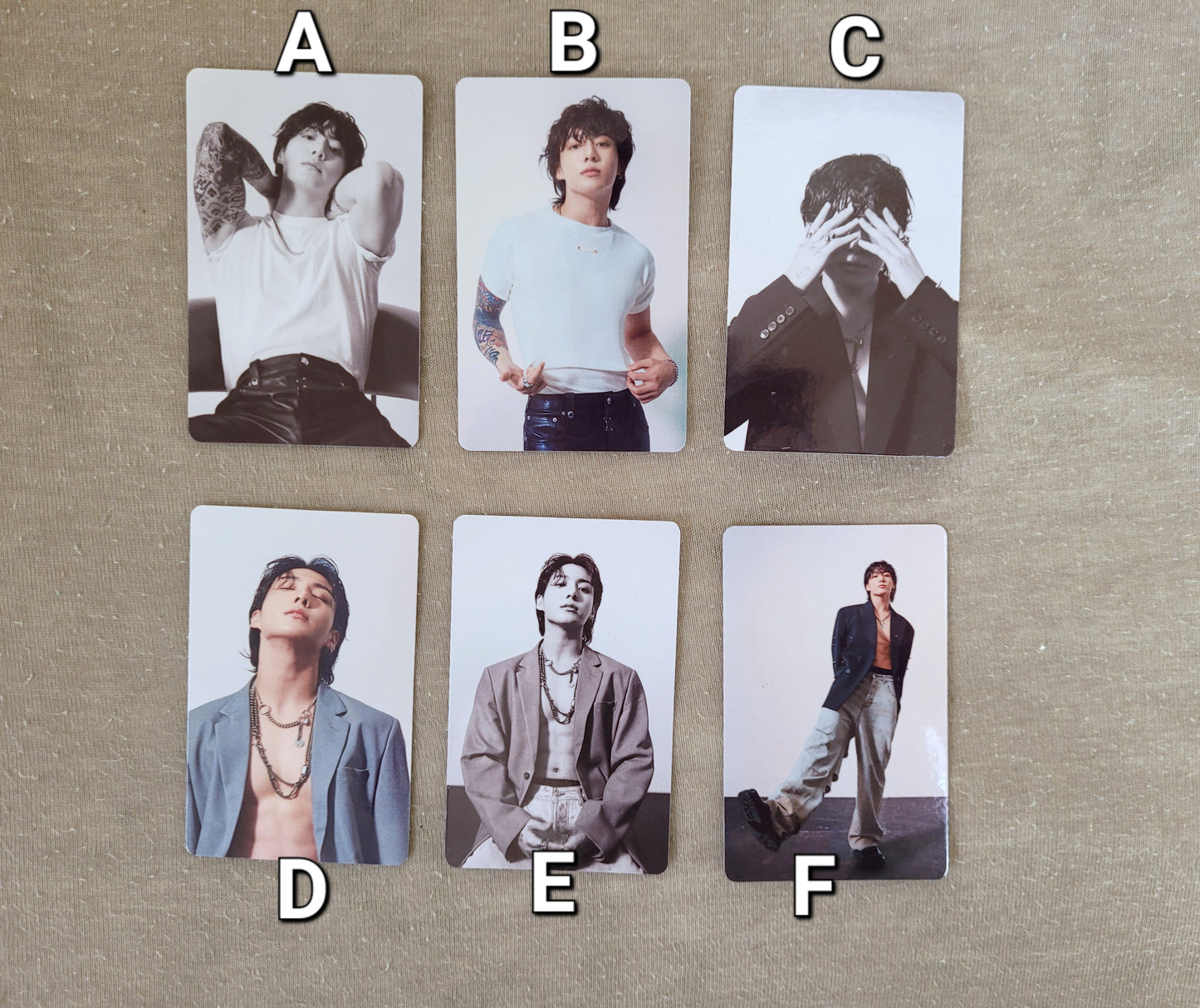 BTS Jungkook Seven Photocards Set