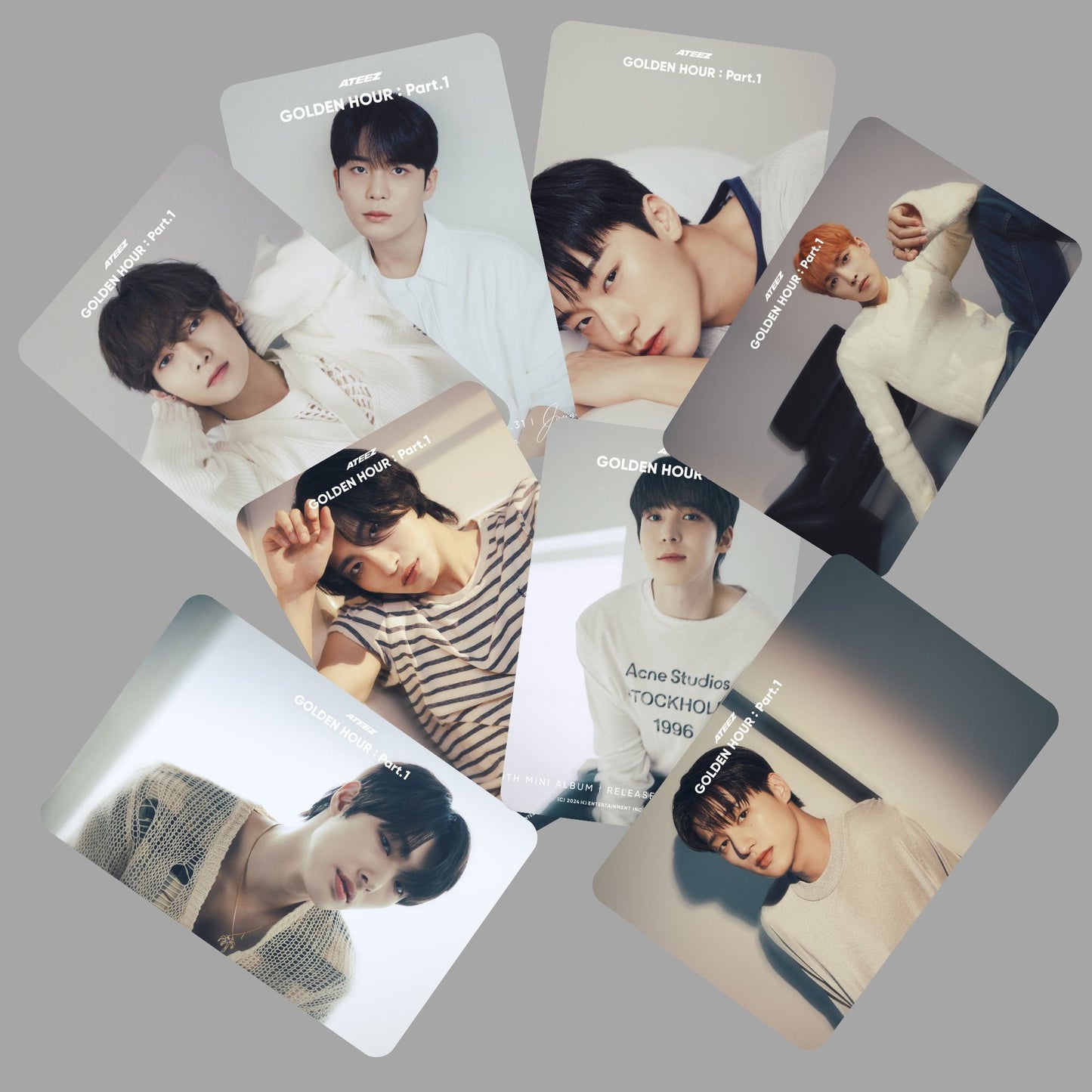 Ateez Golden Hour Concept Photocards