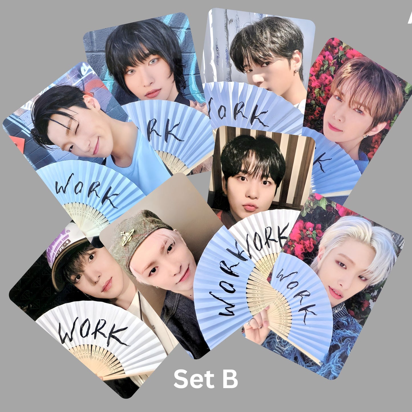 Ateez Golden Hour Work Luckydraw Photocards Set