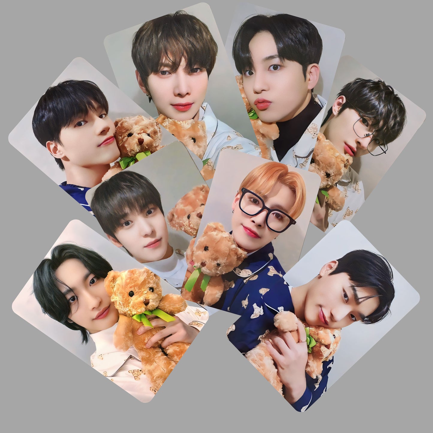 Ateez Ep Fin Will Pyjama Teddy Bear Photocards