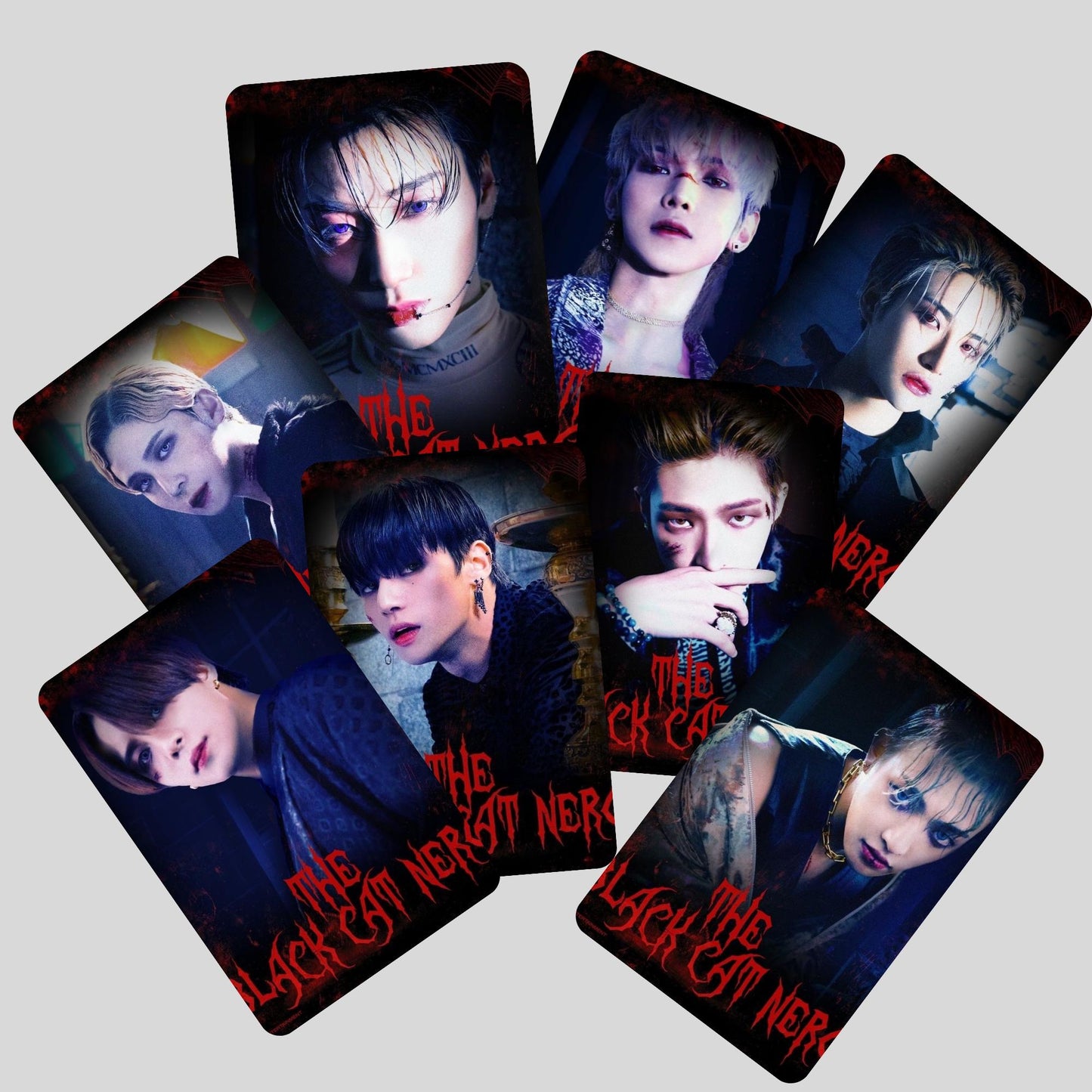 Ateez Halloween Black Cat Nero Photocards