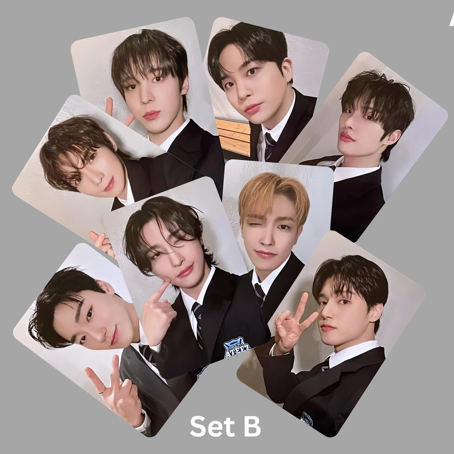 Ateez Atiny Tiny University Hockey Photocards