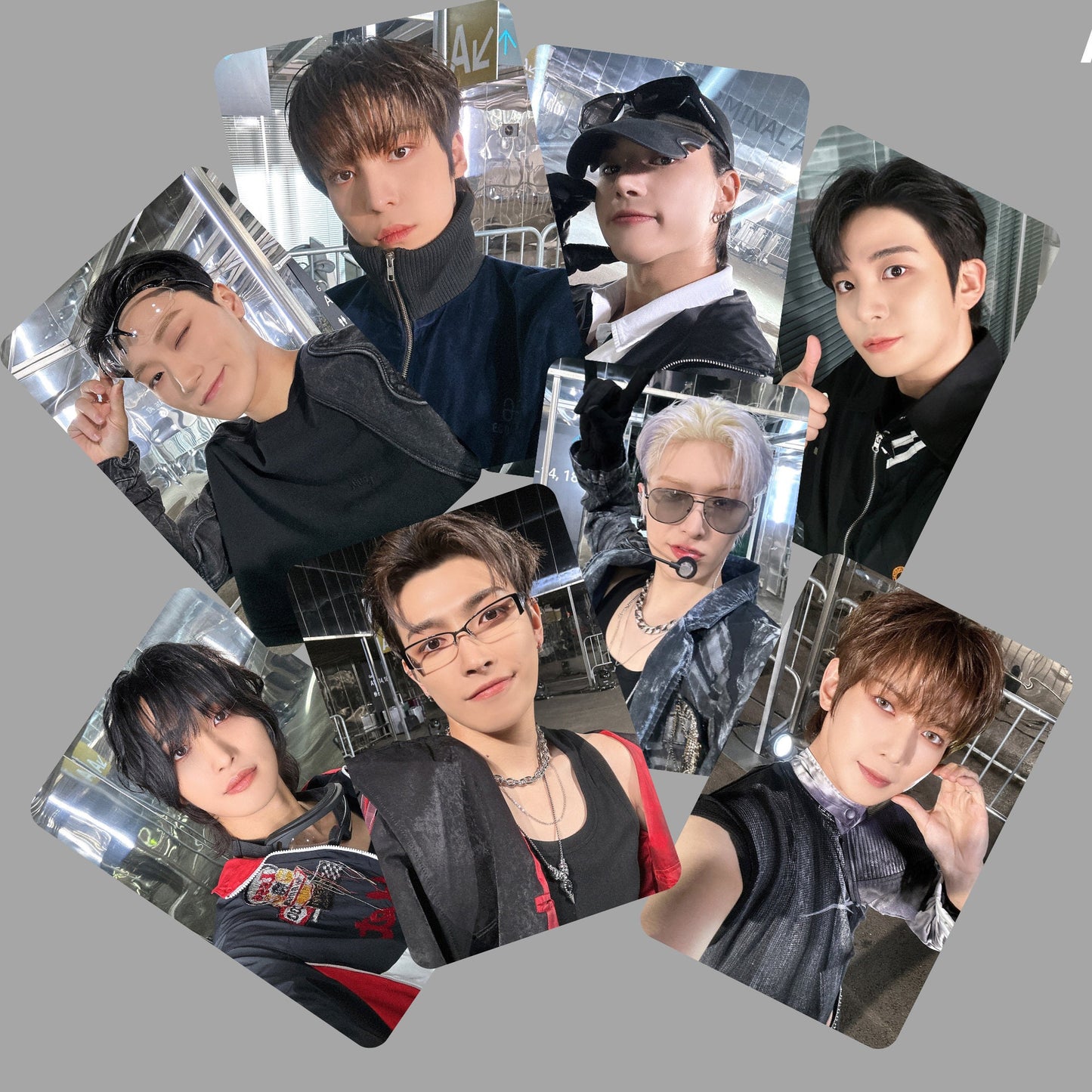 Ateez Golden Hour Work Selca Photocards