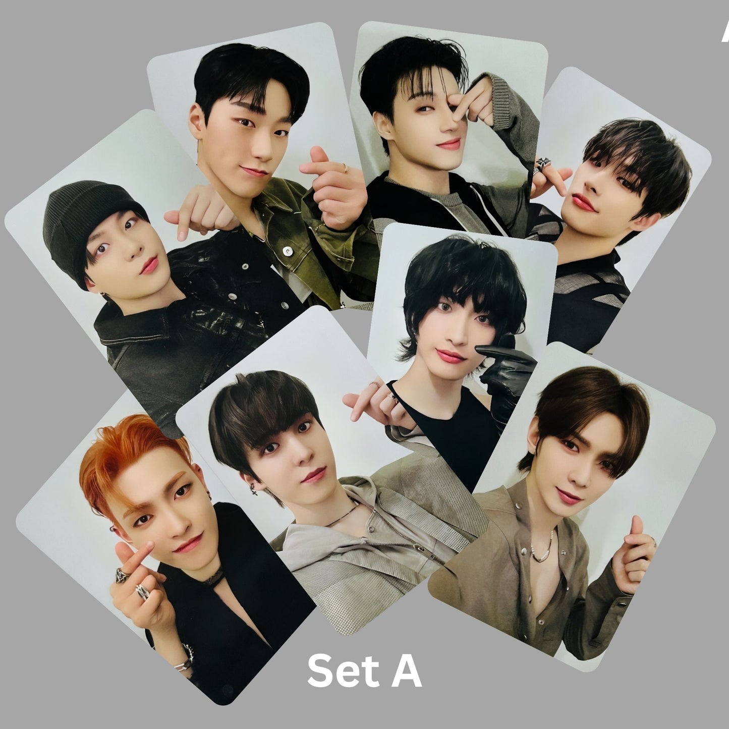 Ateez Golden Hour Photocards Set Blue Hour