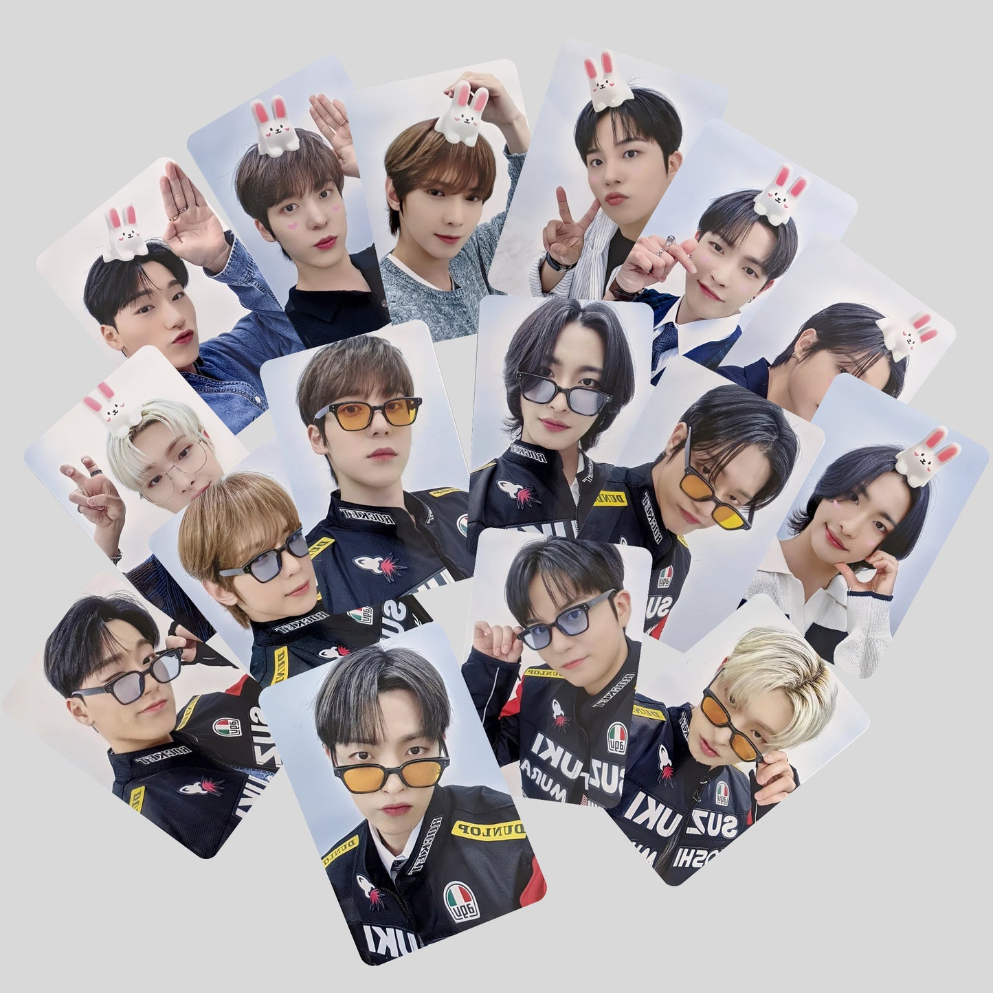 Ateez Golden Hour Racer Rabbit Luckydraw Photocards