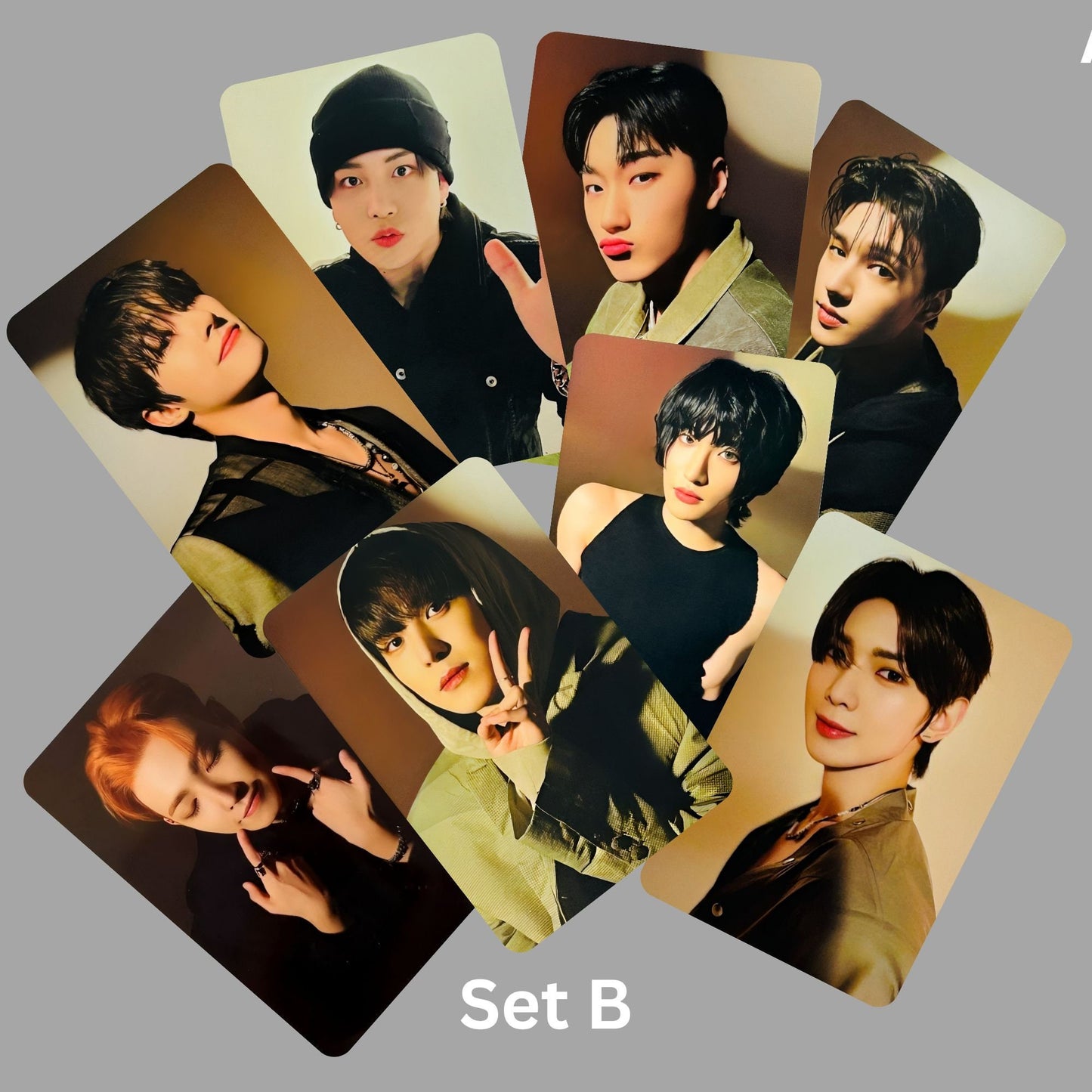 Ateez Golden Hour Photocards Set Blue Hour