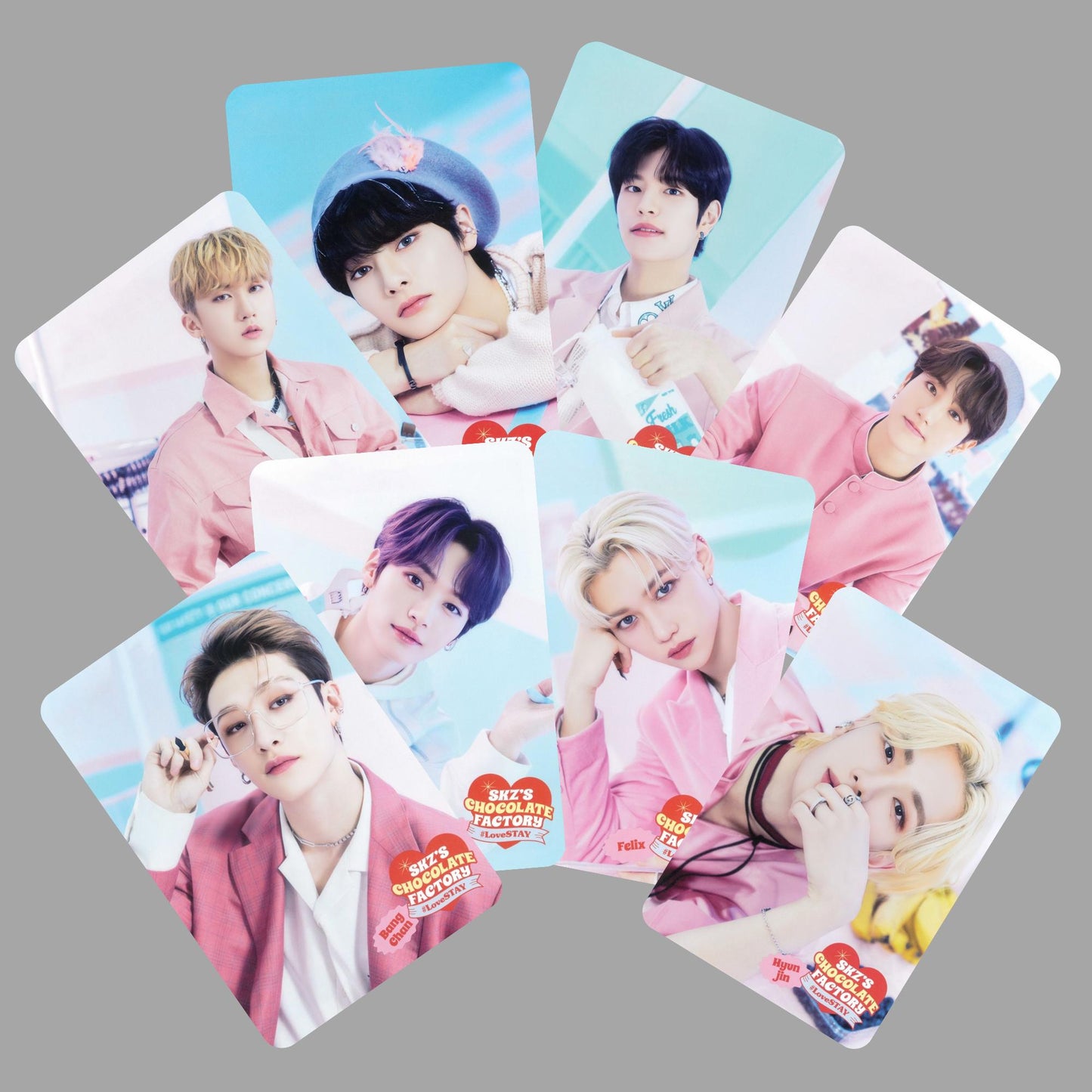 Stray Kids SKZ LoveStay Chocolate Factory Photocards Set