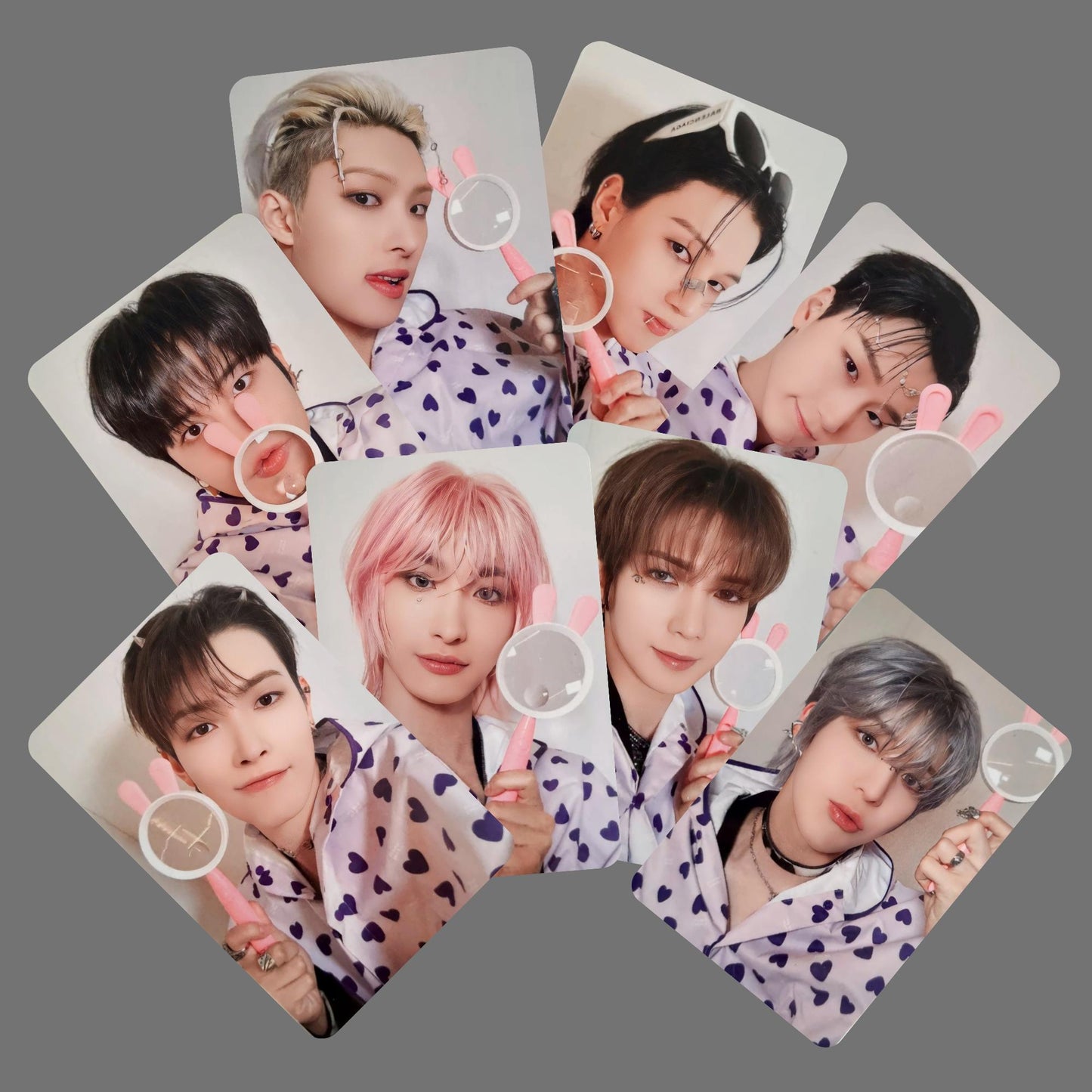 Ateez Golden Hour Pt 2 Photocards Pob AM Naughty Detective