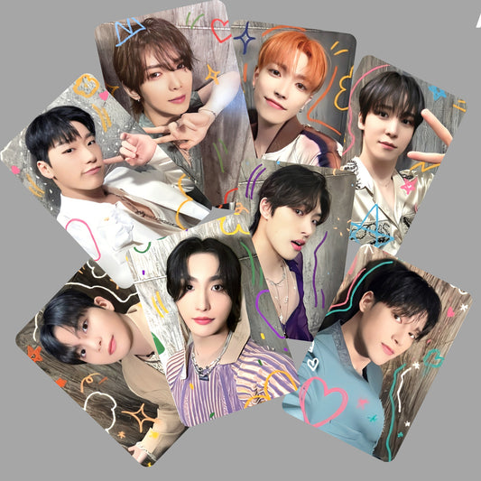 Ateez Golden Hour Doodle Version Photocards POB