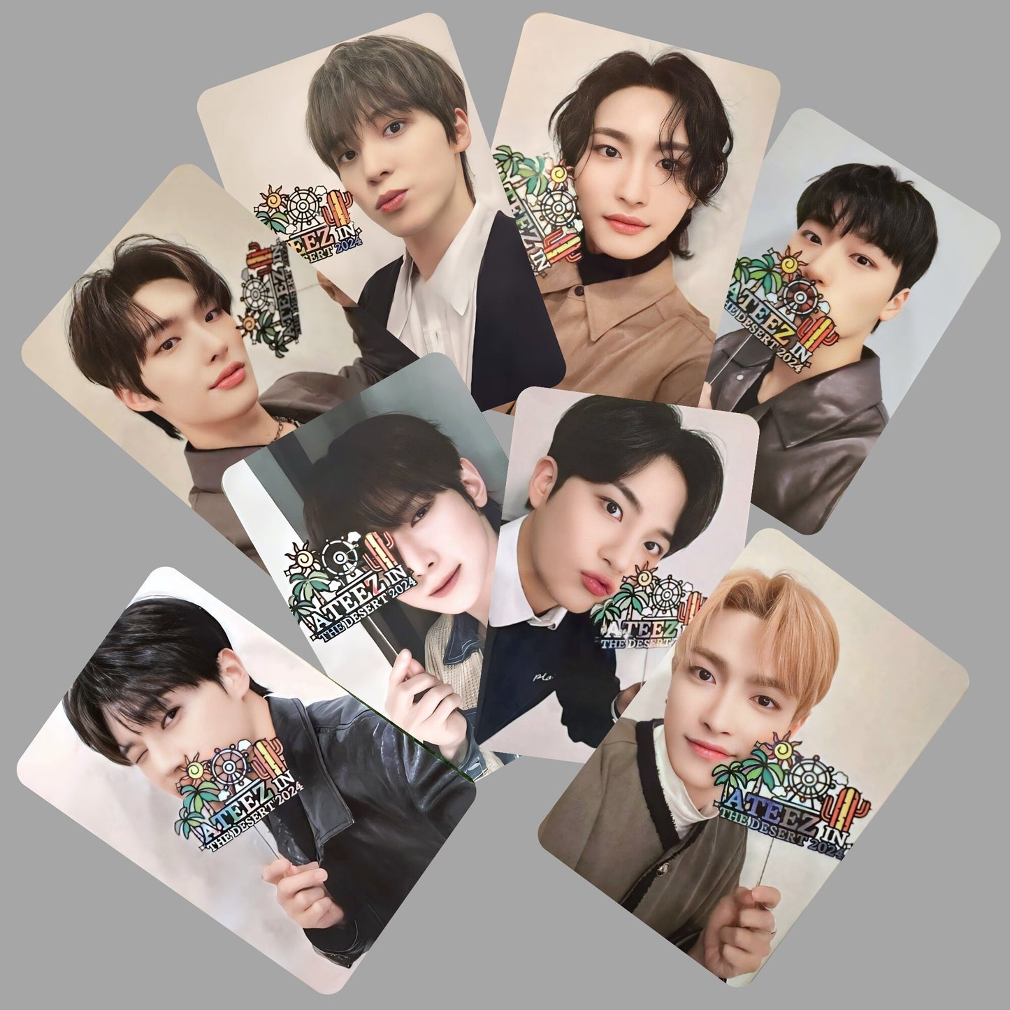 Ateez in The Desert Atiny Photocard Set