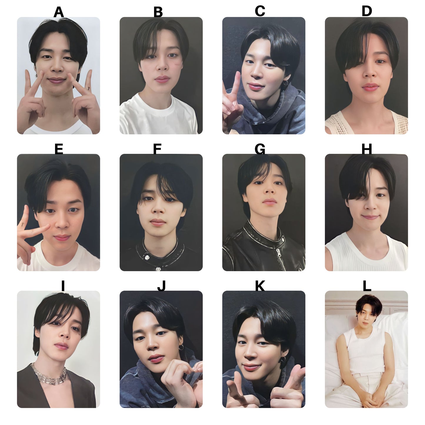 BTS Jimin Face Photocards Set