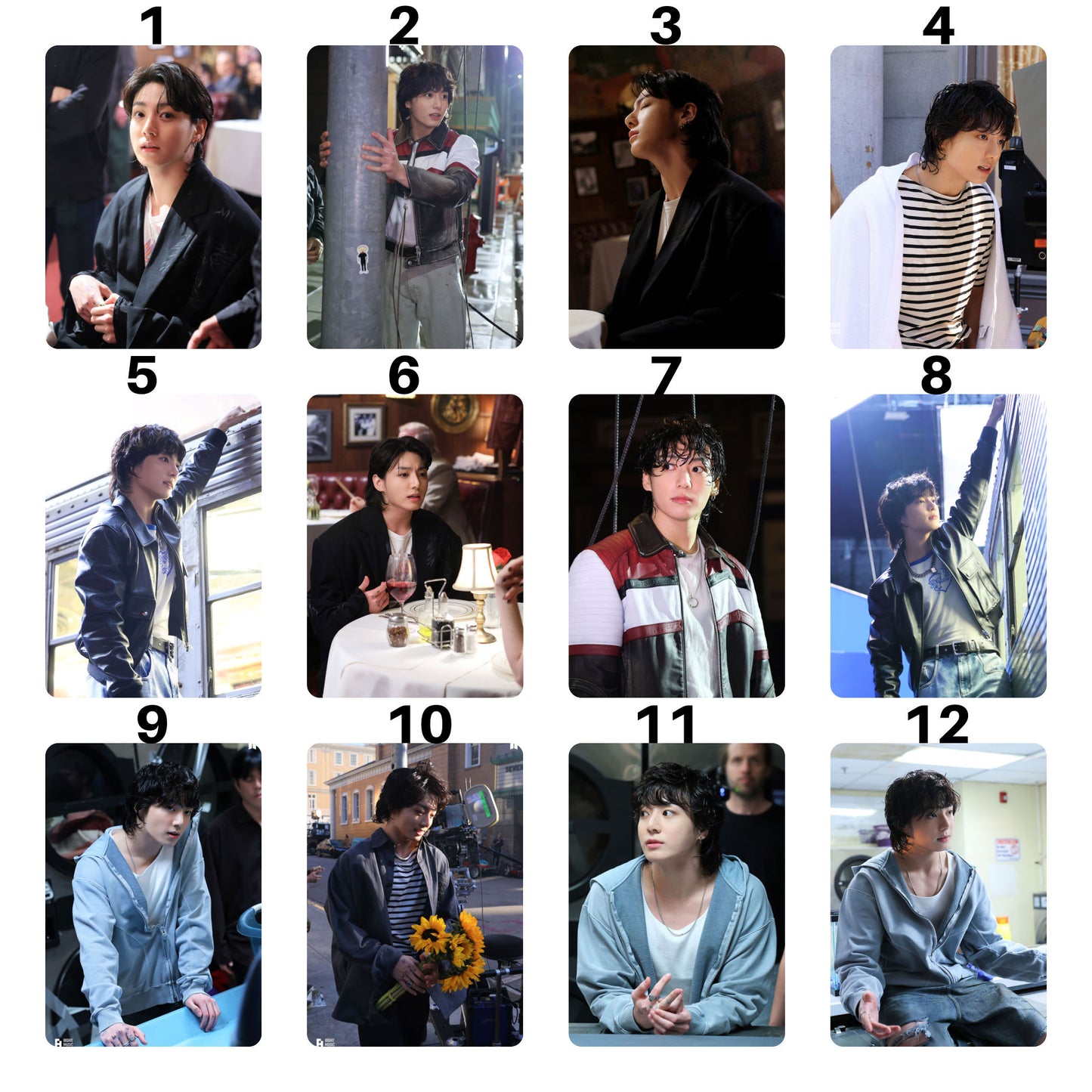BTS Jungkook Seven MV Photocards Set