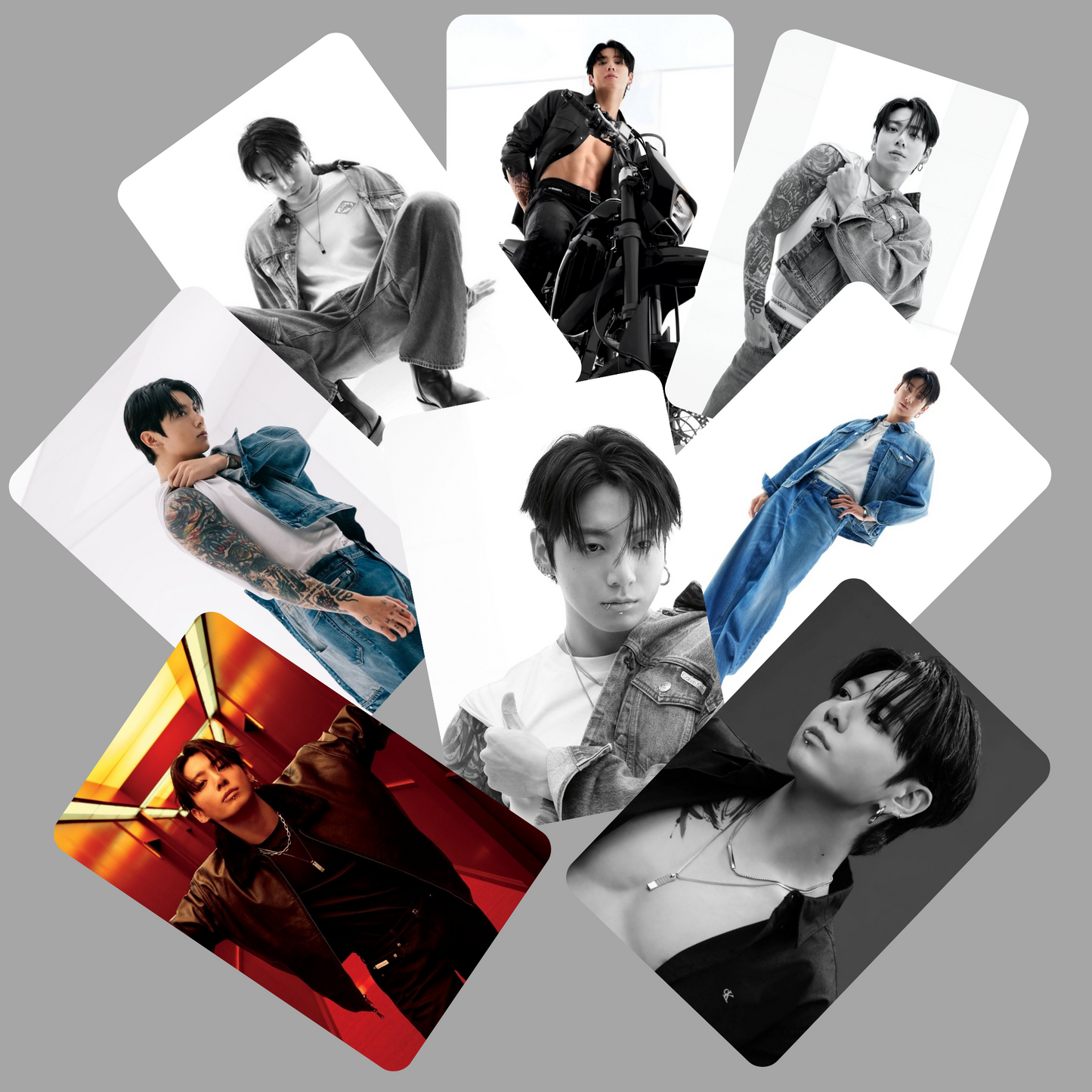 Jungkook Ck Photocards 2025 Set of 8
