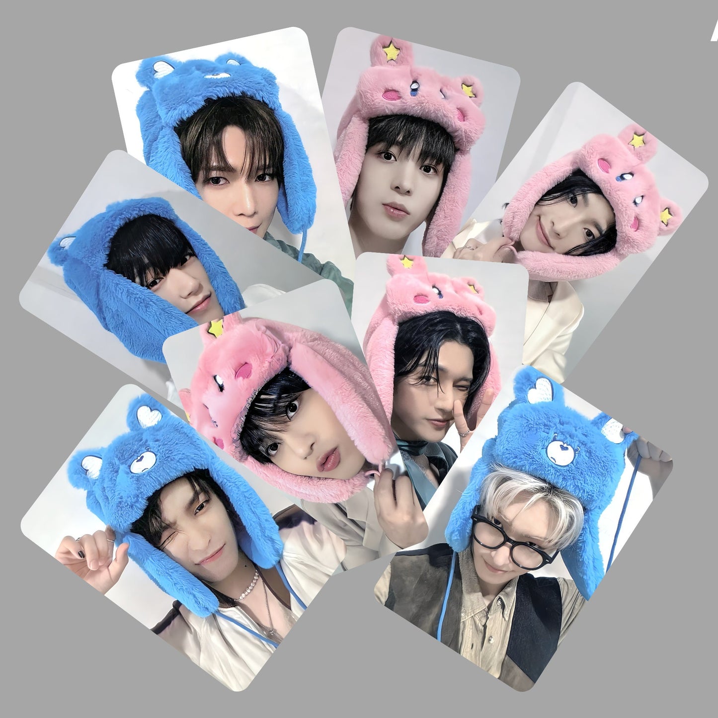 Ateez Golden Hour Fan Call Bear Hat Photocards Luckydraw