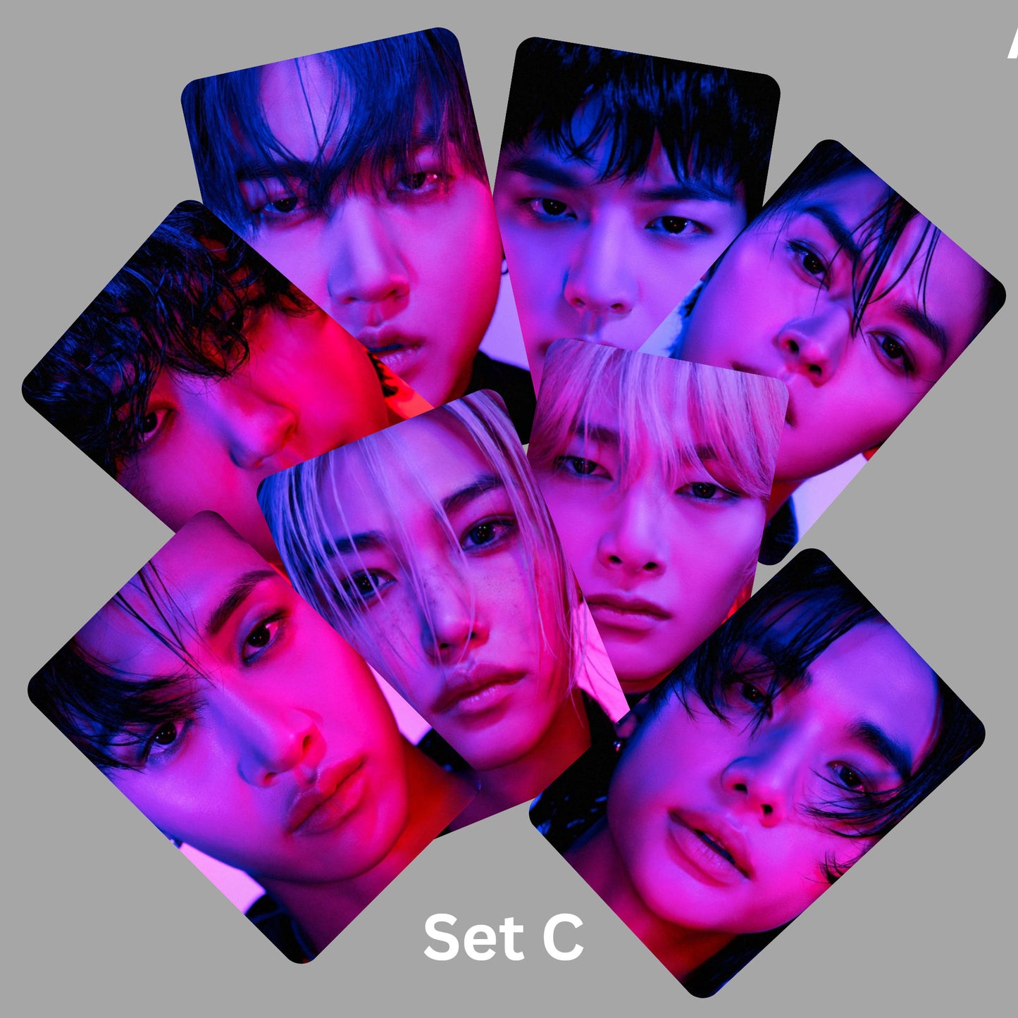 Stray Kids SKZ Rolling Stone Photocards Set 3 Ver and OT8