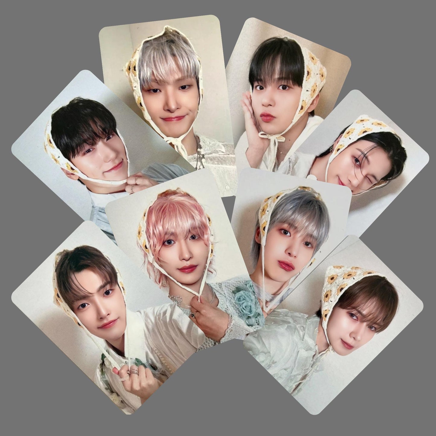 Ateez Golden Hour Pt 2 Photocards Pob Flower Bonnet Version