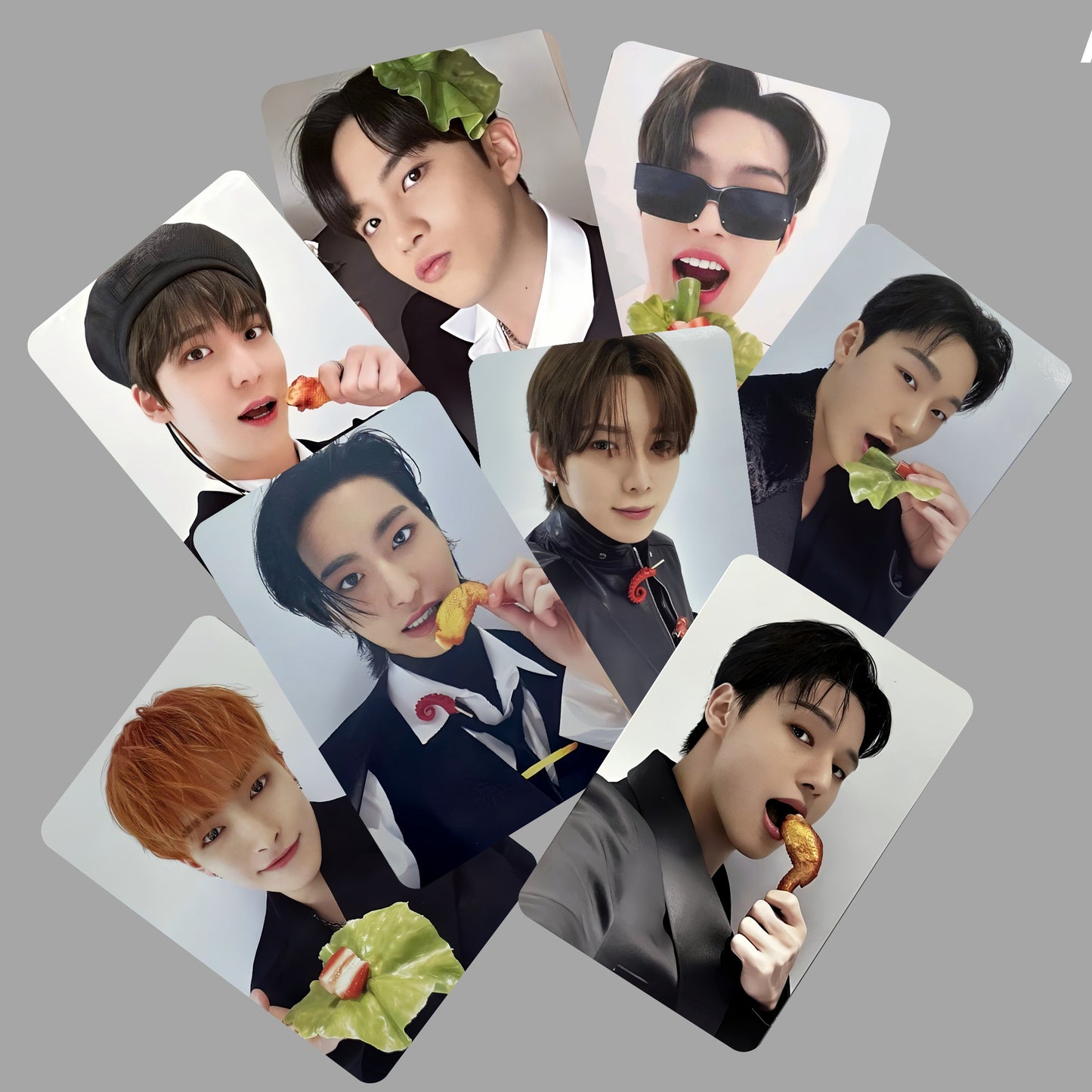 Ateez Golden Hour Mukbang Version Photocards