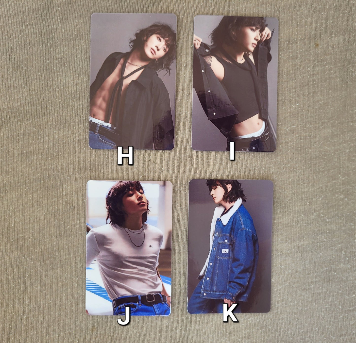 BTS Jungkook CK Version 2 Photocards