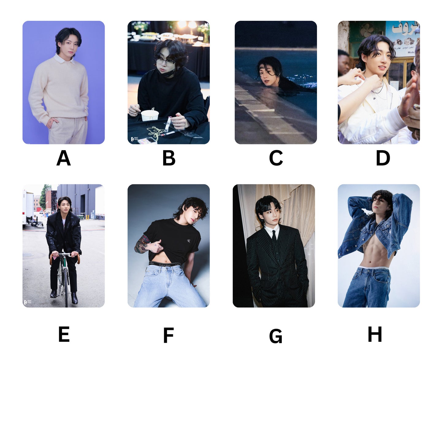 BTS Jungkook Day Photocard Sets
