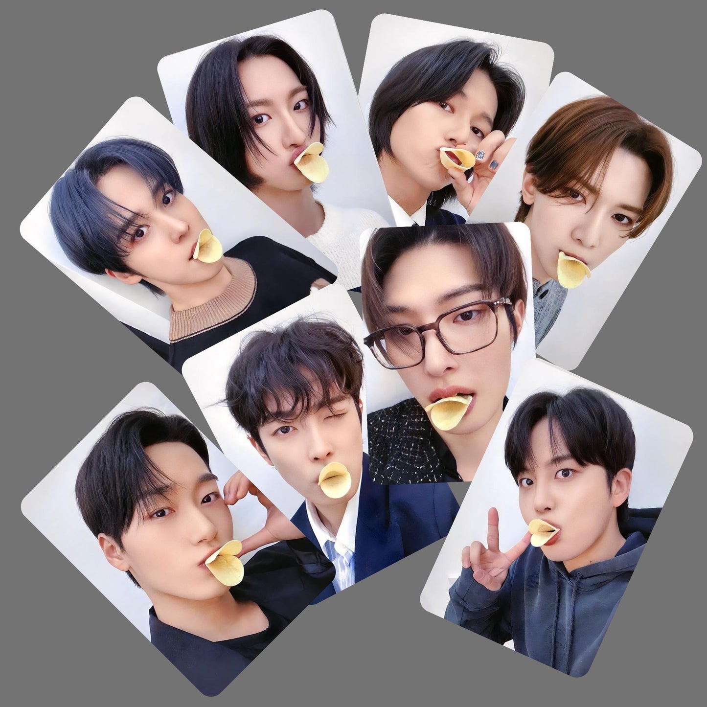 Ateez Golden Hour Pt 2 Luckydraw Potato Chips Vers Photocards