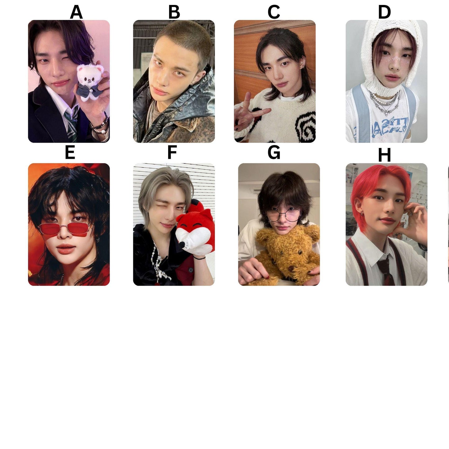 Stray Kids Hyunjin Selca Photocards