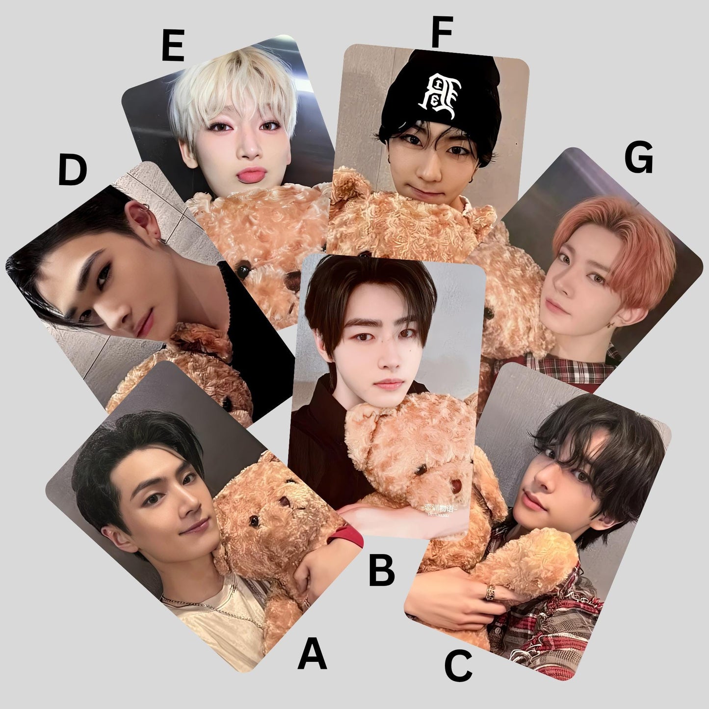 Enhypen Daydream Photocards Teddy Bear Yzy Set