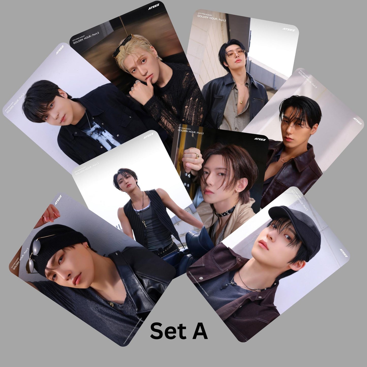 Ateez Golden Hour Pt 3 Concept Photocards Vers 2