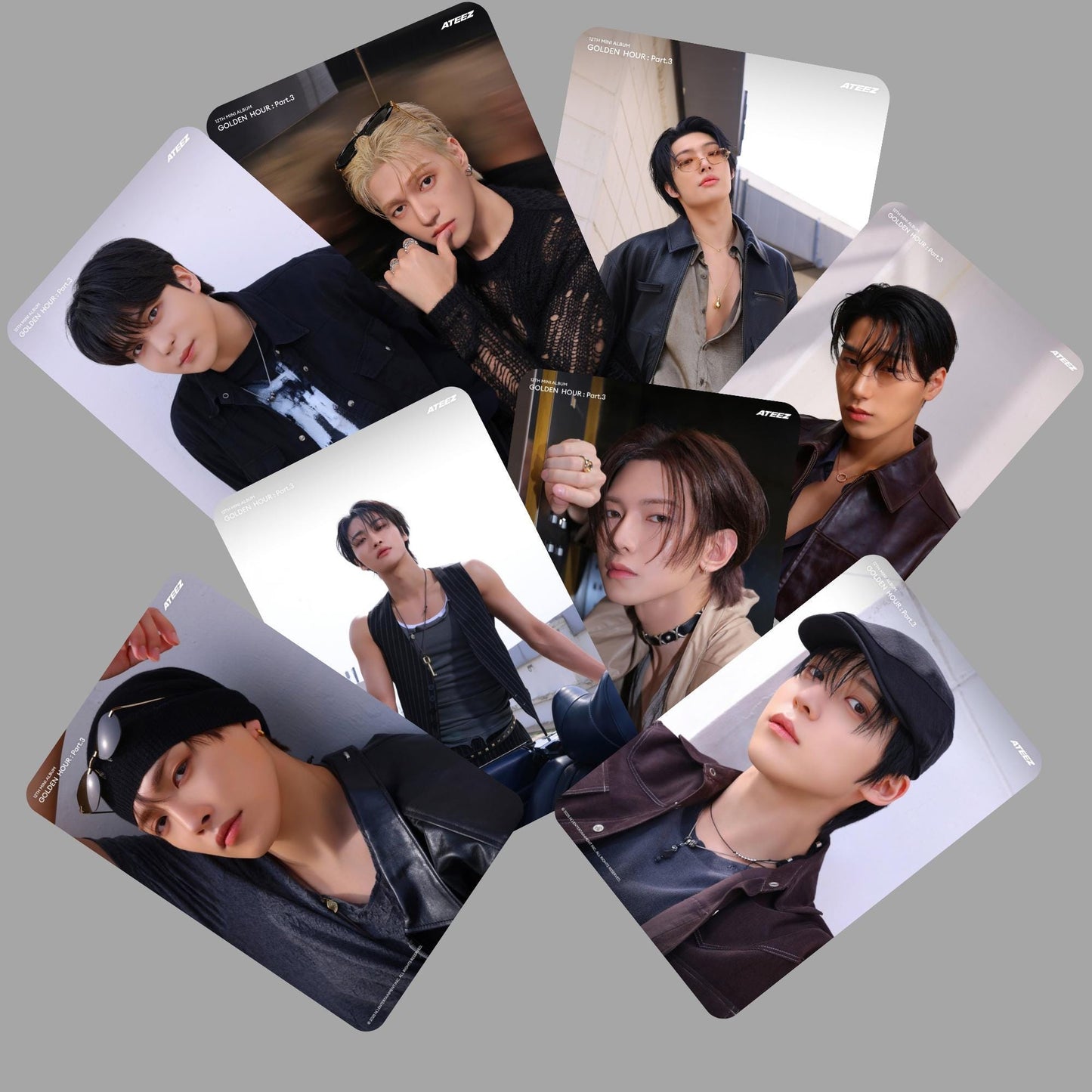 Ateez Golden Hour Pt 3 Concept Photocards Vers 2