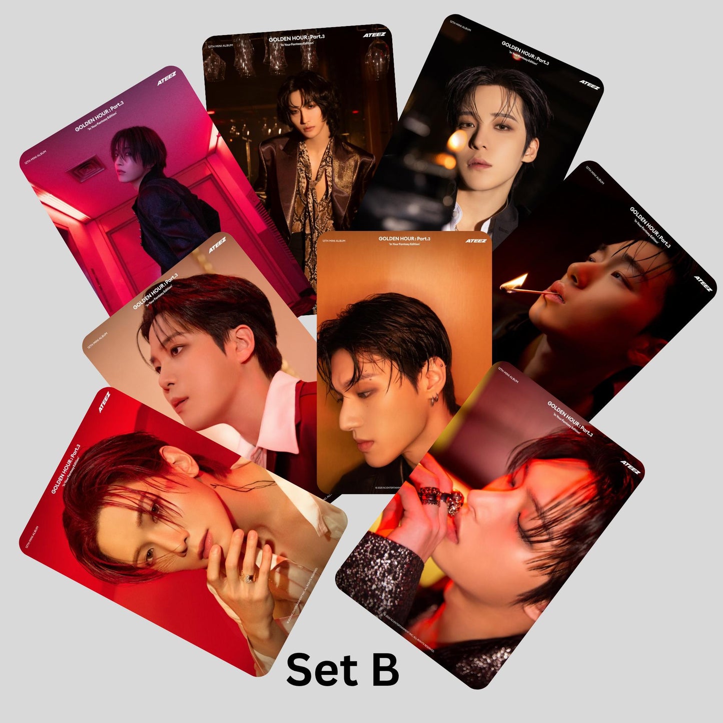 Ateez In Your Fantasy Concept Photocards Ver 1 Sets
