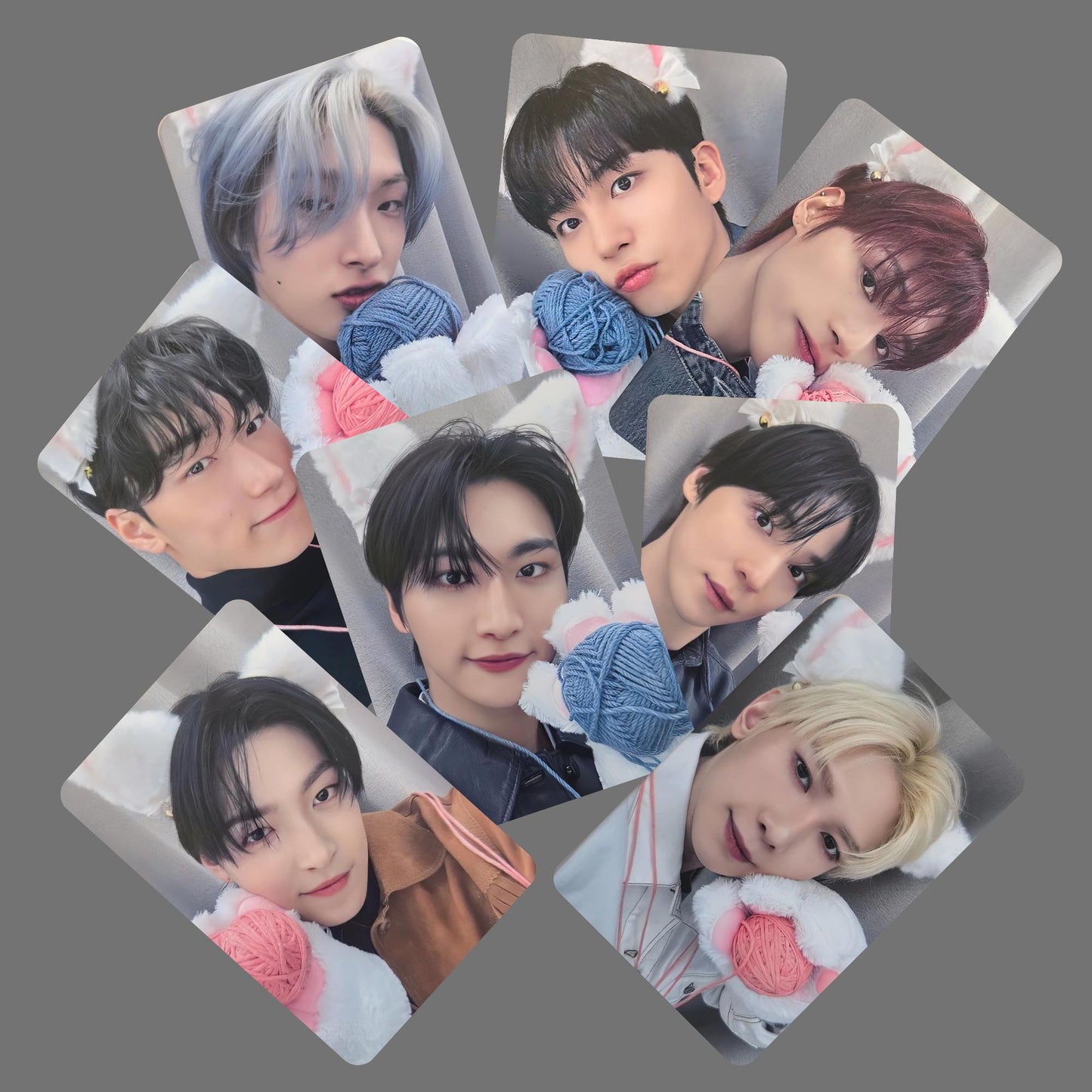 Ateez Golden Hour Pt 4 Photocards Luckydraw Cat Ear Vers