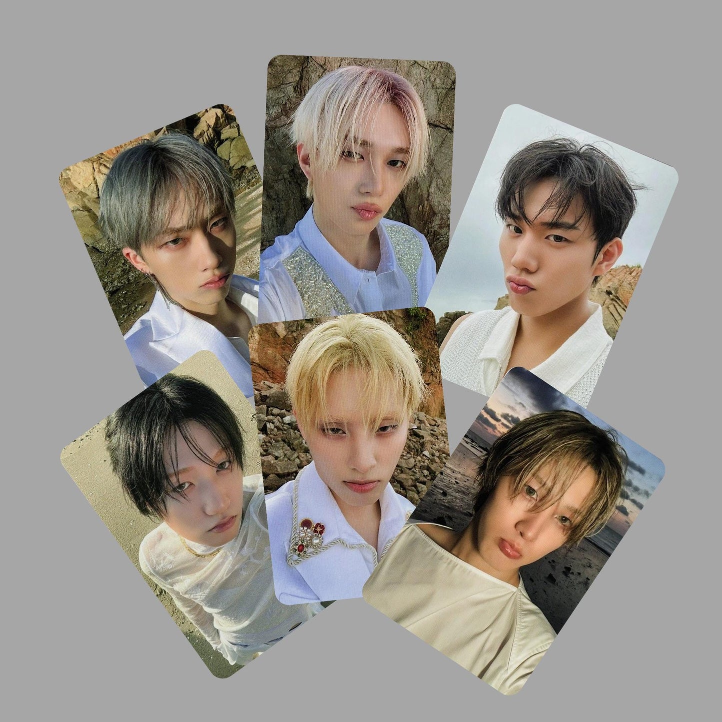 P1Harmony Unique Photocards Keyring Pob