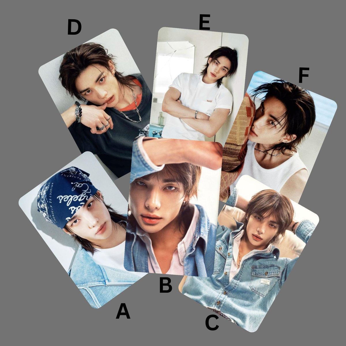 Stray Kids Hyunjin Fashion Photocards