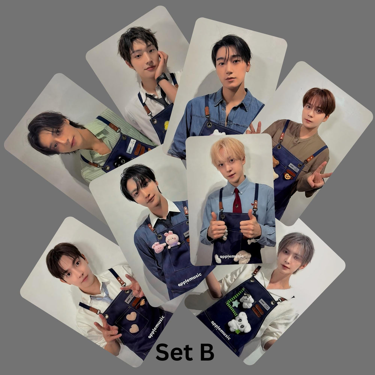 Ateez Golden Hour Pt 5 AM Fan Sign Photocards 2 Vers