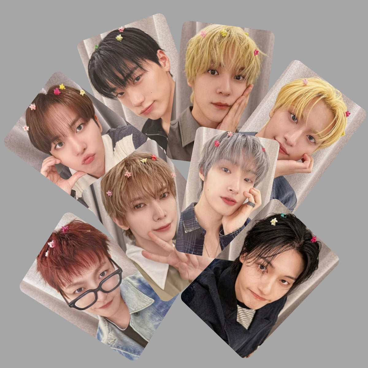 Ateez Golden Hour Pt 5 Photocards Luckydraw Hair Clip vers