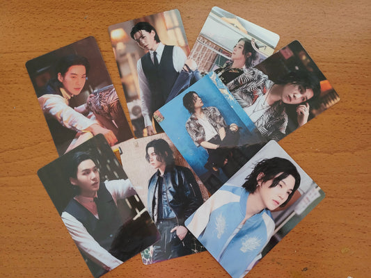 AgustD MV Jacket Shoot BTS Photocards