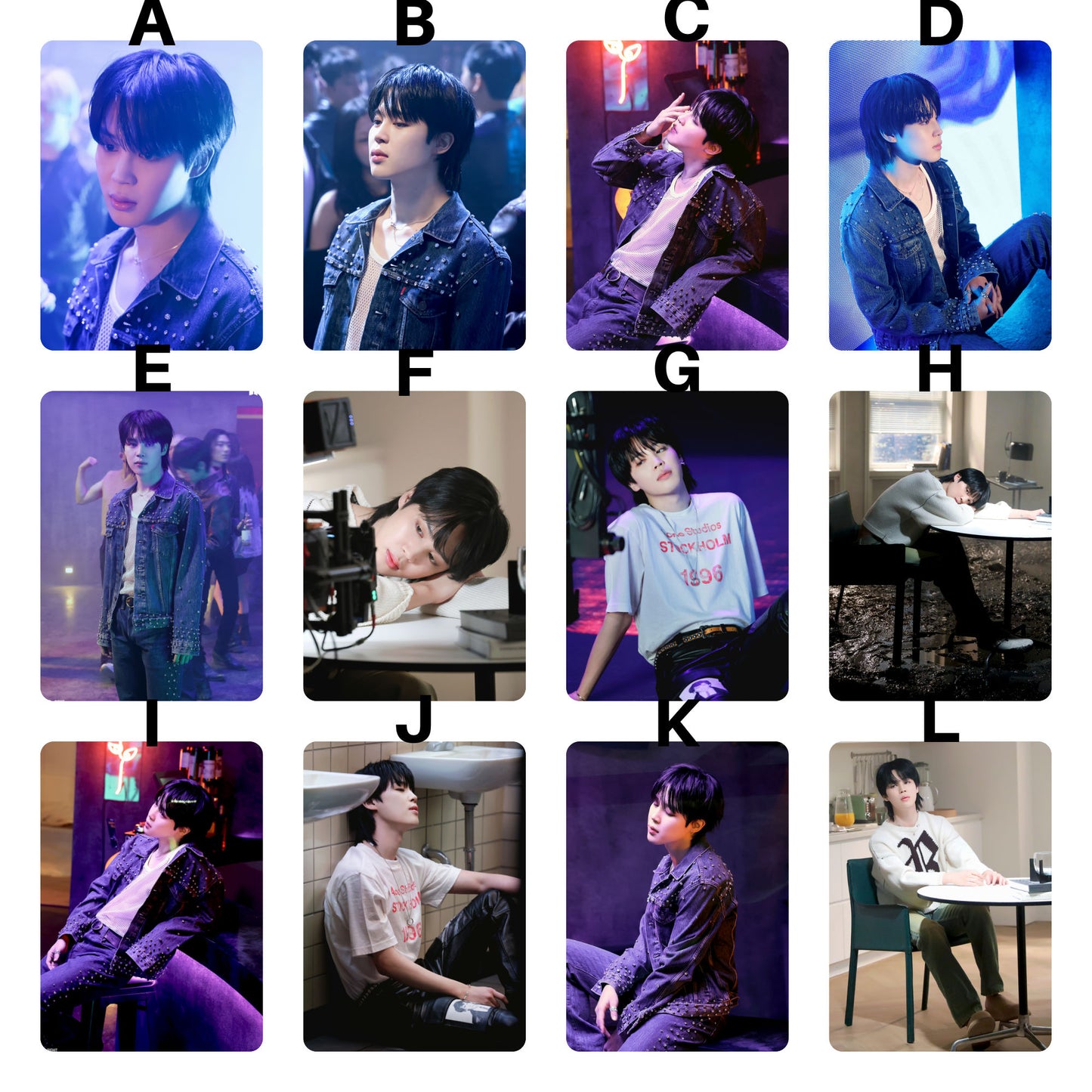 BTS Jimin Like Crazy Photocards