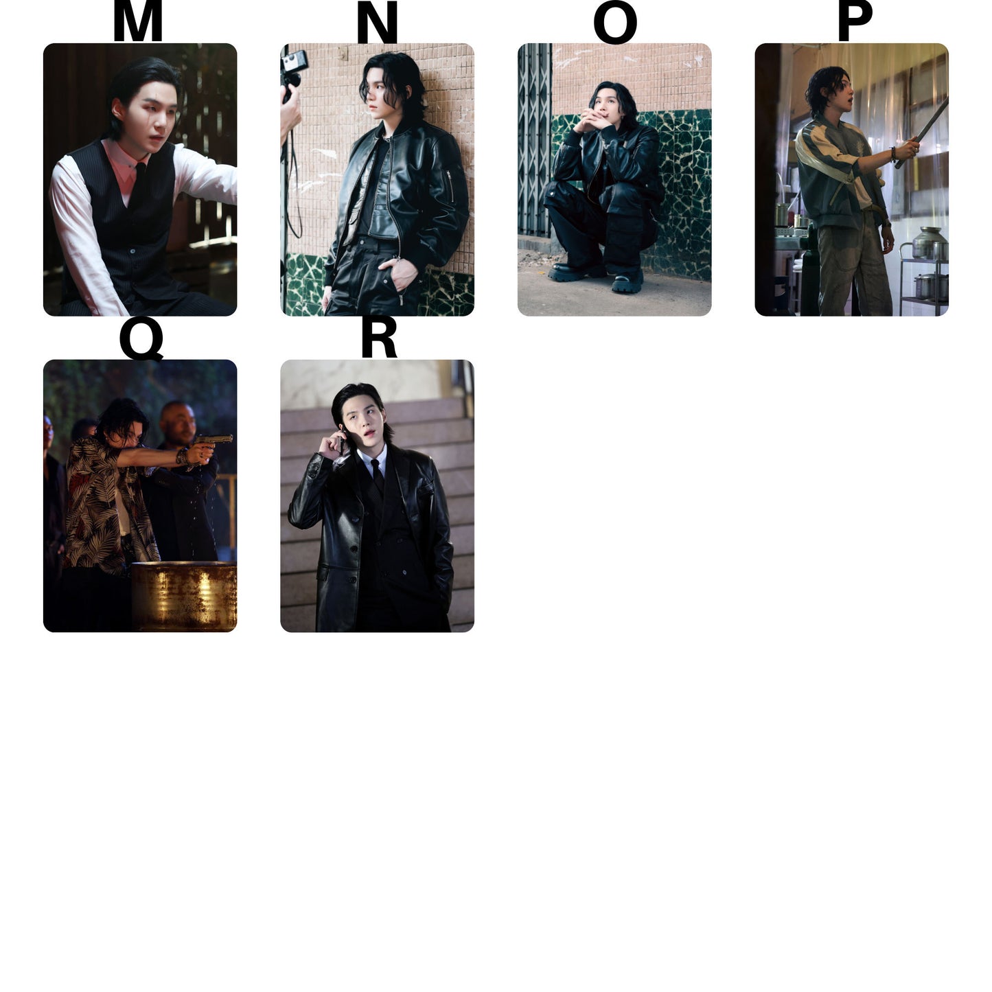 AgustD MV Jacket Shoot BTS Photocards