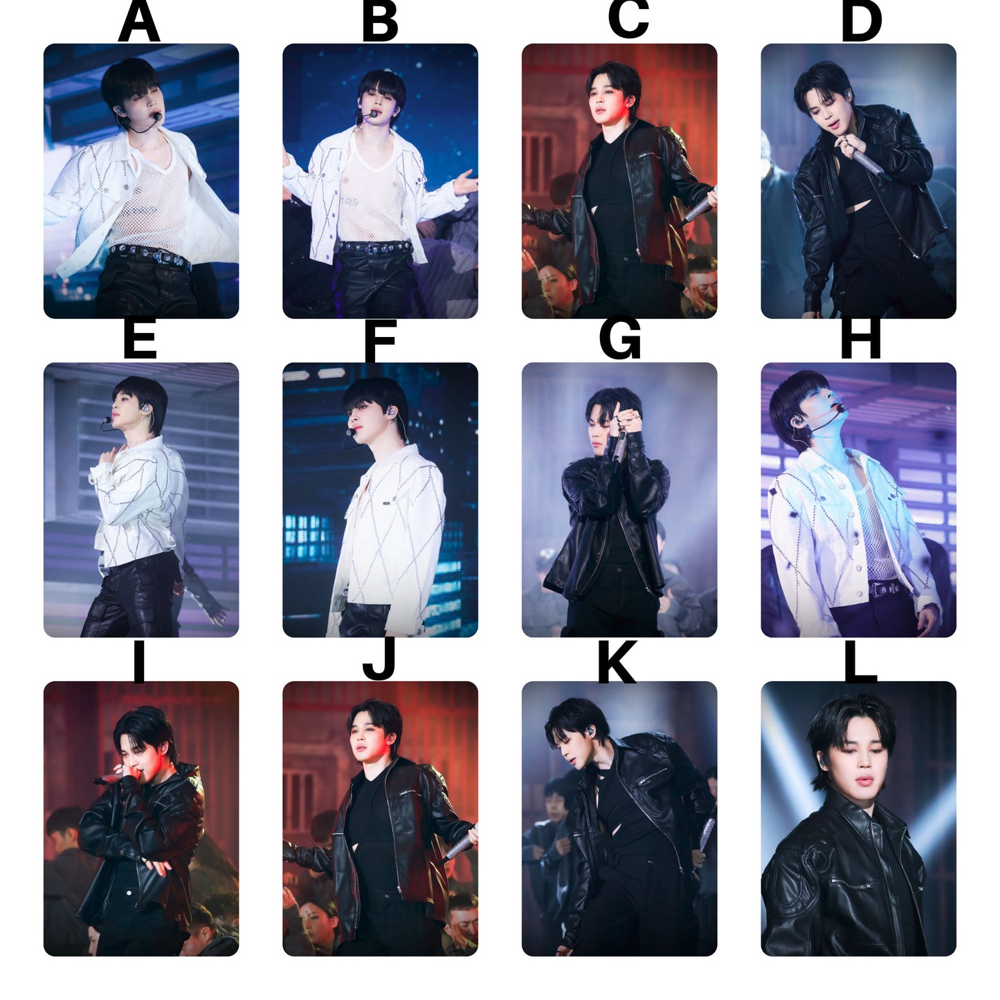 BTS Jimin Inkigayo Photocards