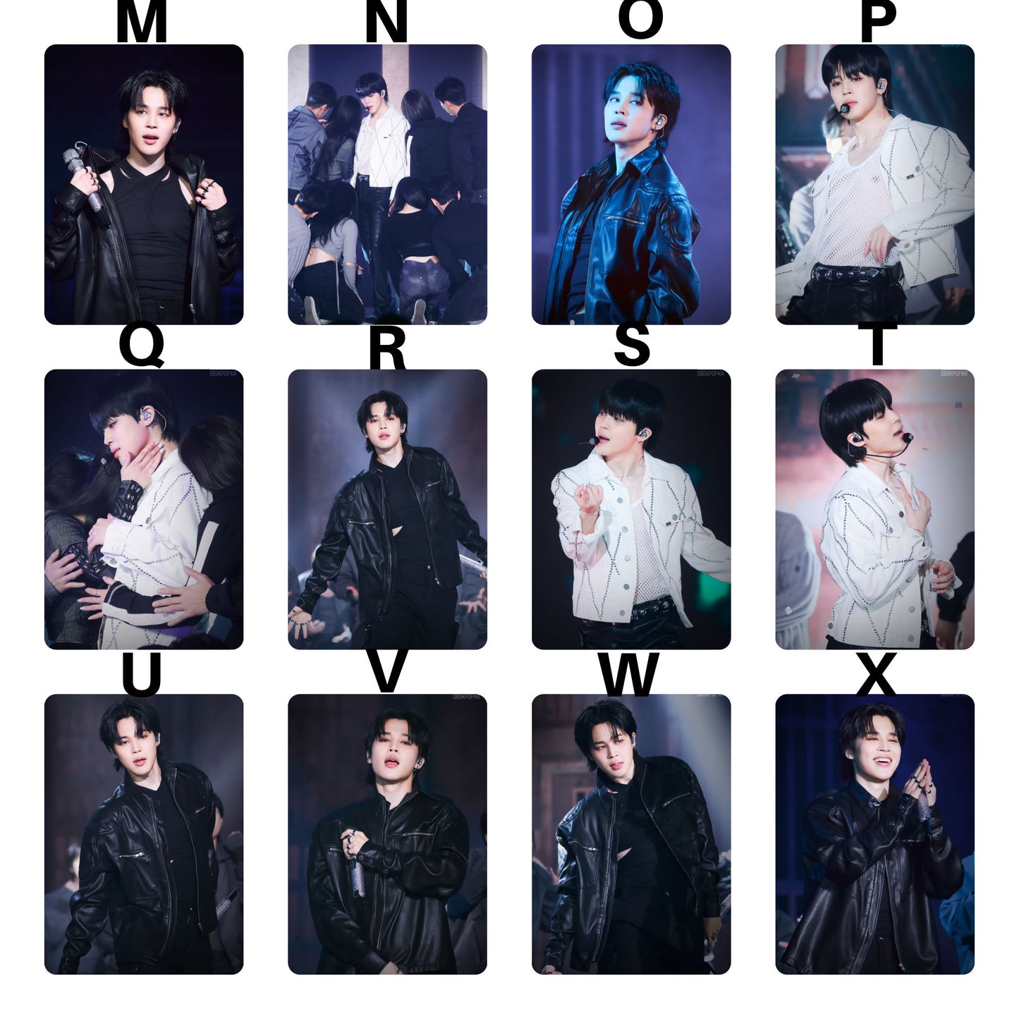 BTS Jimin Inkigayo Photocards