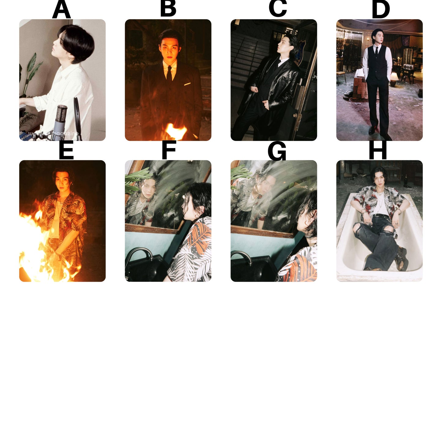 BTS Suga AgustD D-Day Photocards