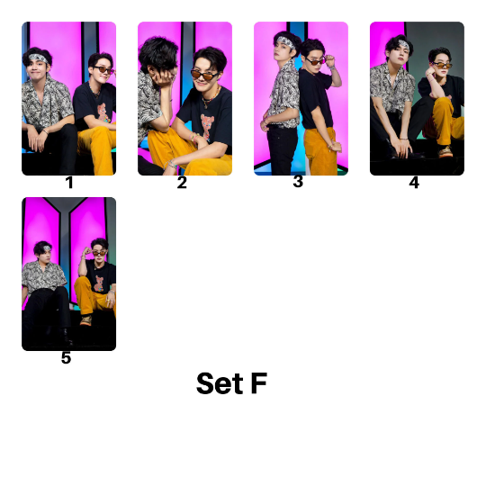 BTS FESTA 2022 Family Portraits Photocards