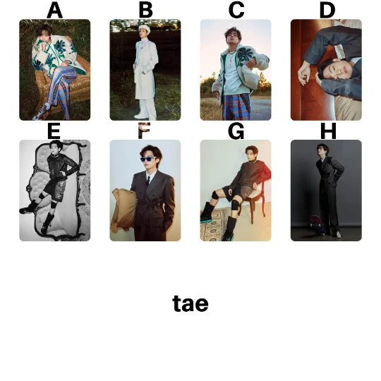 BTS Photocard Fashion Magazine