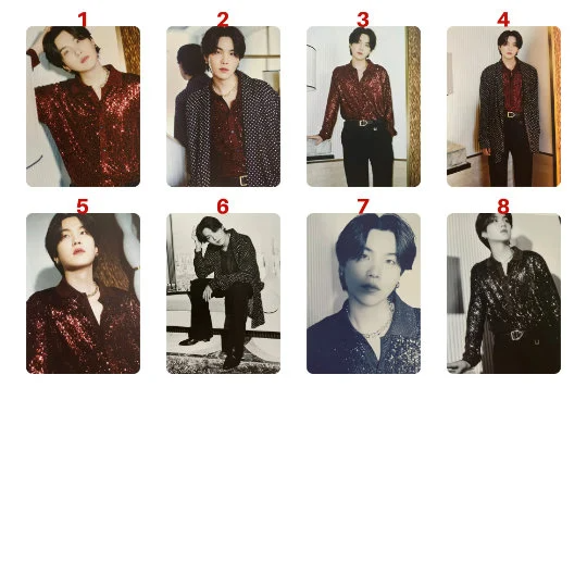 BTS Photocard Merch Box 8 Sets