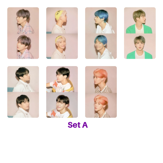BTS Photocards Map of The Soul Persona Sets