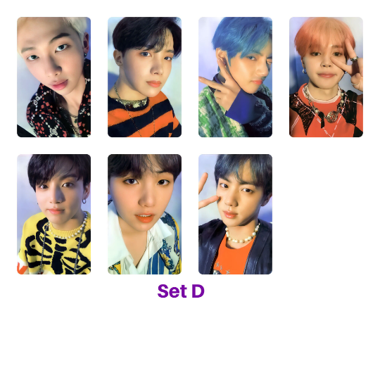 BTS Photocards Map of The Soul Persona Sets