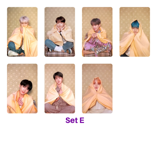BTS Photocards Map of The Soul Persona Sets