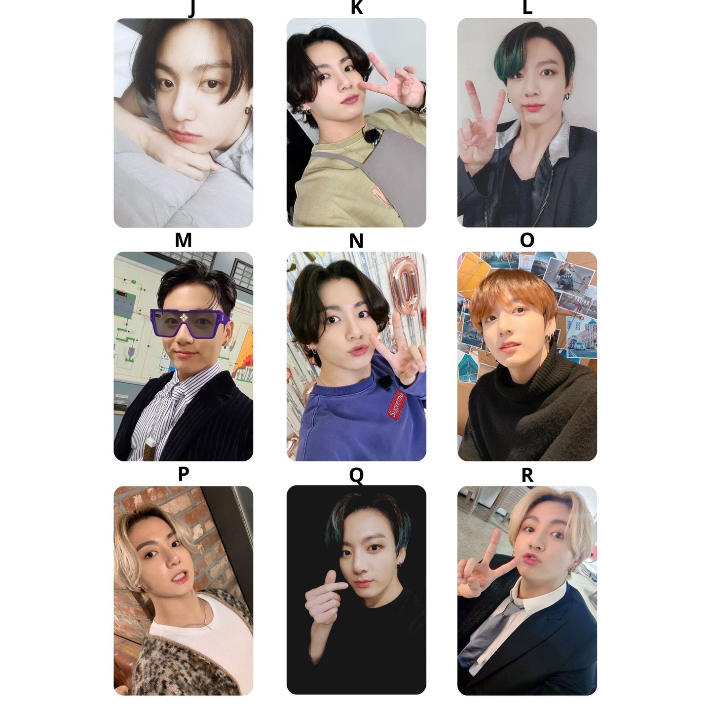 BTS Jungkook Photocards Selca